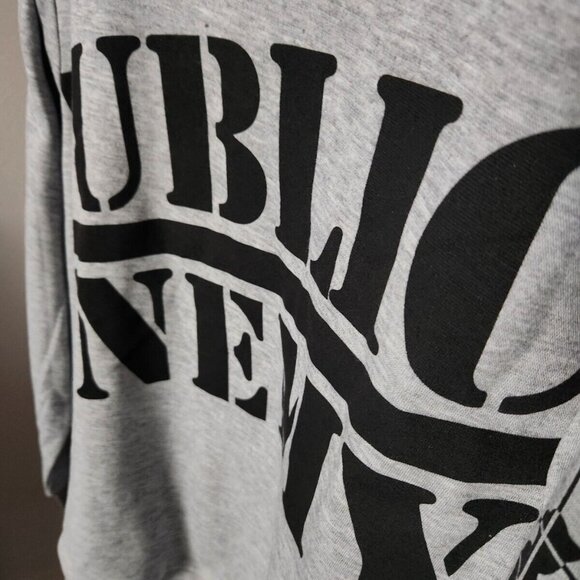 Public Enemy Crewneck Sweater Flava Flav Mens Size M Fleece - Picture 3 of 8